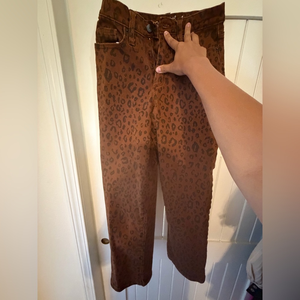 Universal Thread Brown Leopard-Print women’s Jeans